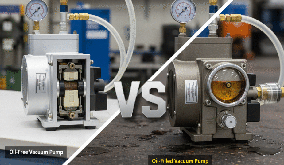 Pompa próżniowa bezolejowa vs pompa próżniowa olejowa